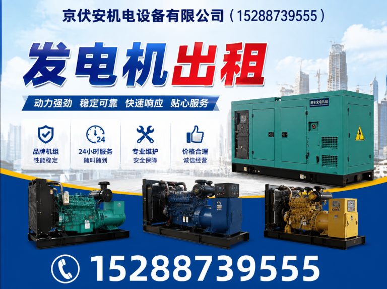 潜江发电车租赁展示图