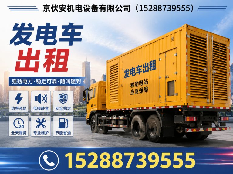 潜江发电车出租展示图