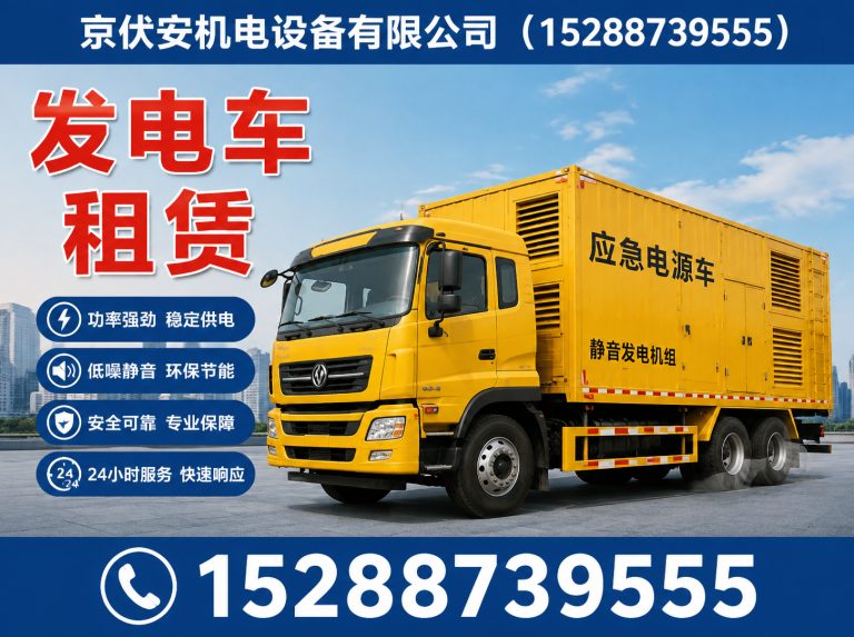 潜江应急发电机出租展示图
